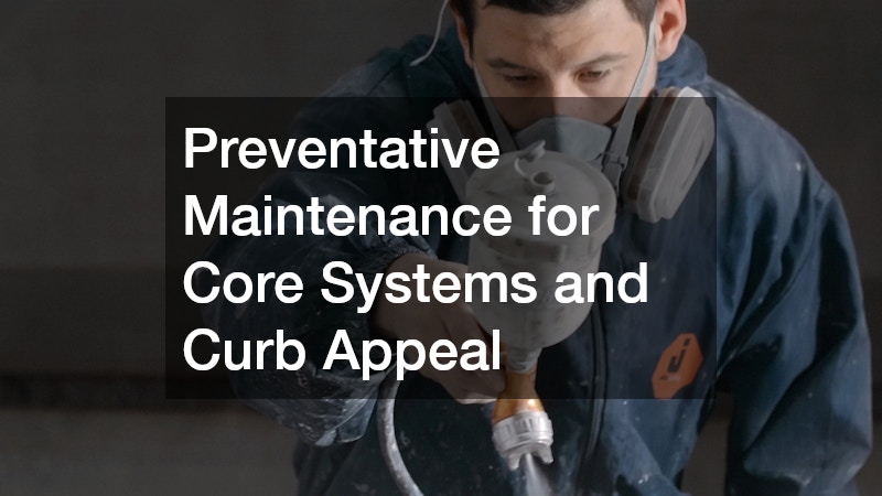 Preventative Maintenance for Core Systems and Curb Appeal