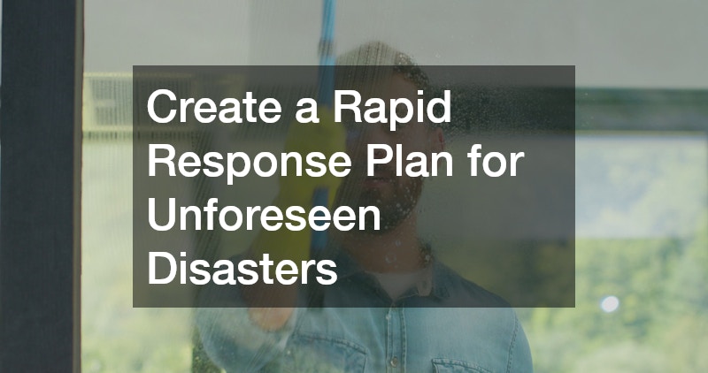 Create a Rapid Response Plan for Unforeseen Disasters