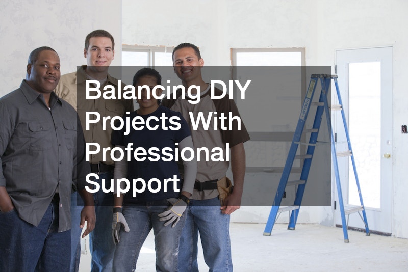 Balancing DIY Projects With Professional Support