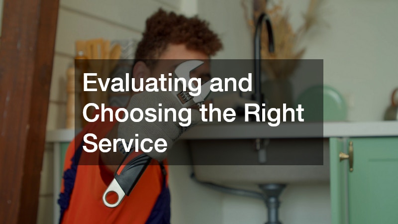 Evaluating and Choosing the Right Service