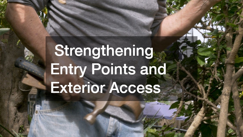  Strengthening Entry Points and Exterior Access