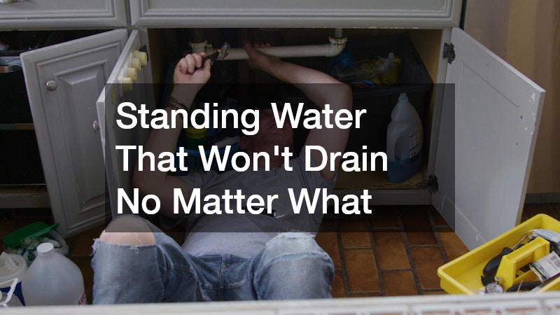 Standing Water That Won’t Drain No Matter What