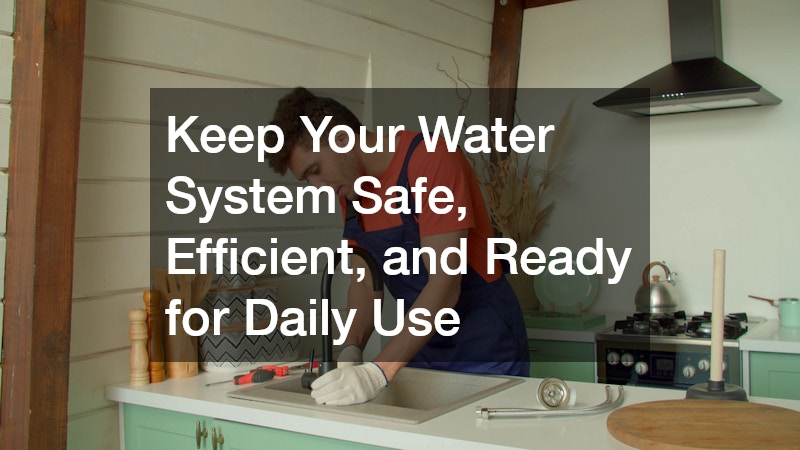 Keep Your Water System Safe, Efficient, and Ready for Daily Use