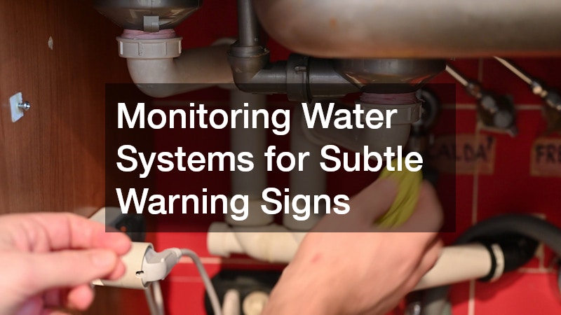 Monitoring Water Systems for Subtle Warning Signs