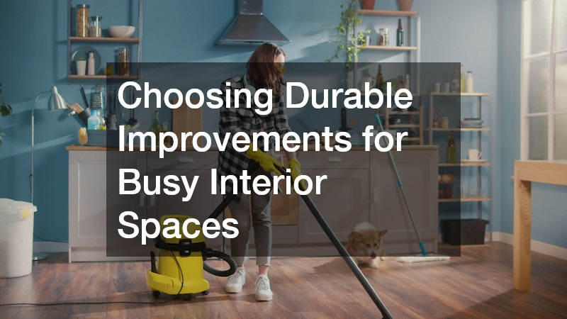 Choosing Durable Improvements for Busy Interior Spaces