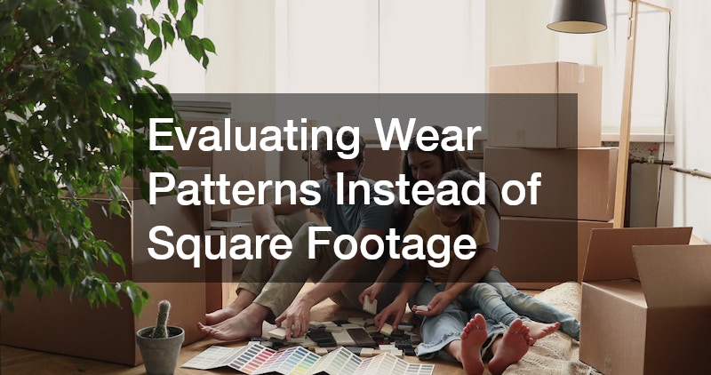 Evaluating Wear Patterns Instead of Square Footage