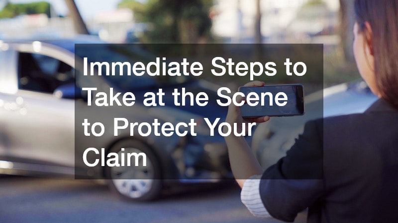 Immediate Steps to Take at the Scene to Protect Your Claim