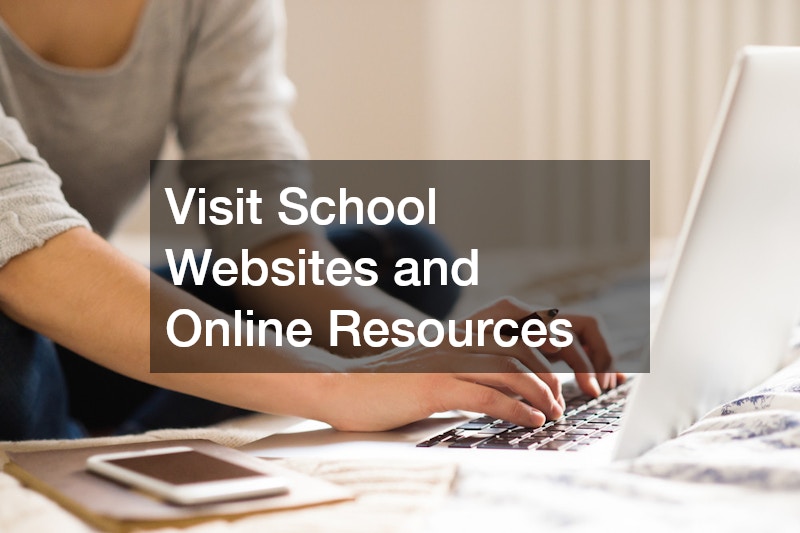 Visit School Websites and Online Resources