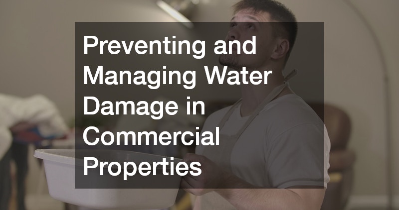 Preventing and Managing Water Damage in Commercial Properties