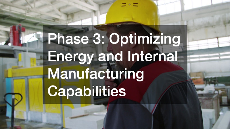 Phase 3: Optimizing Energy and Internal Manufacturing Capabilities