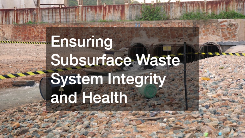 Ensuring Subsurface Waste System Integrity and Health