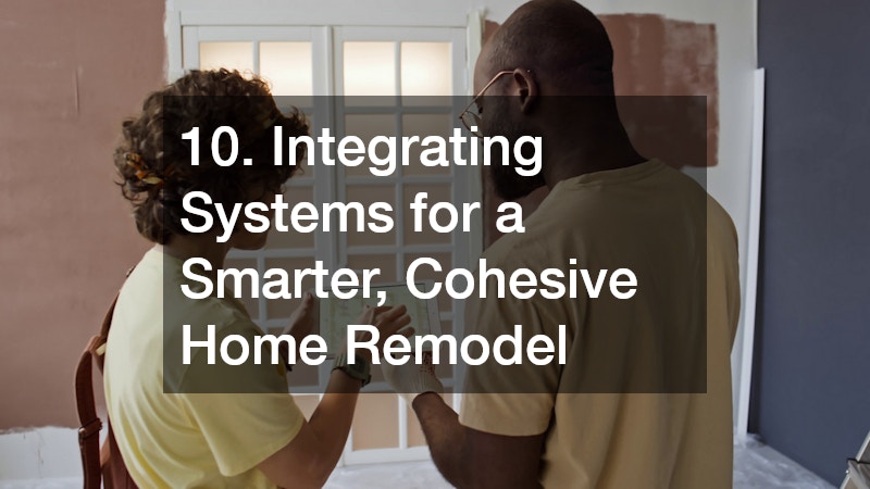 10. Integrating Systems for a Smarter, Cohesive Home Remodel
