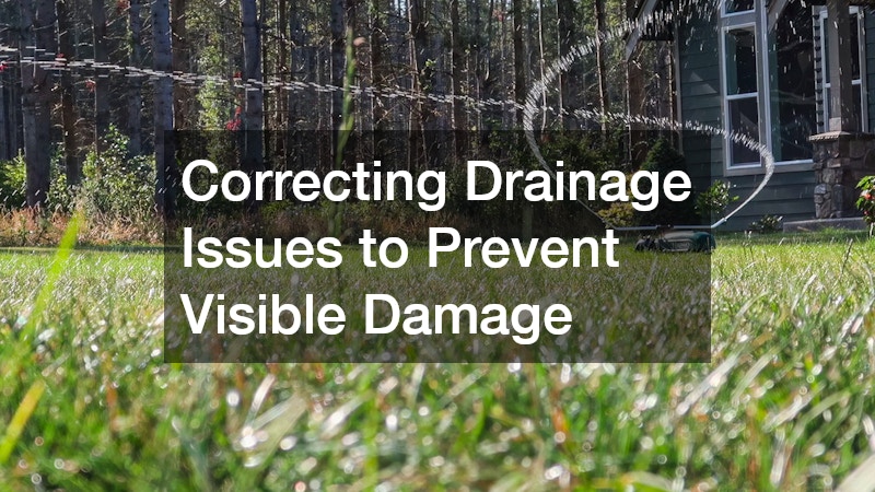 Correcting Drainage Issues to Prevent Visible Damage