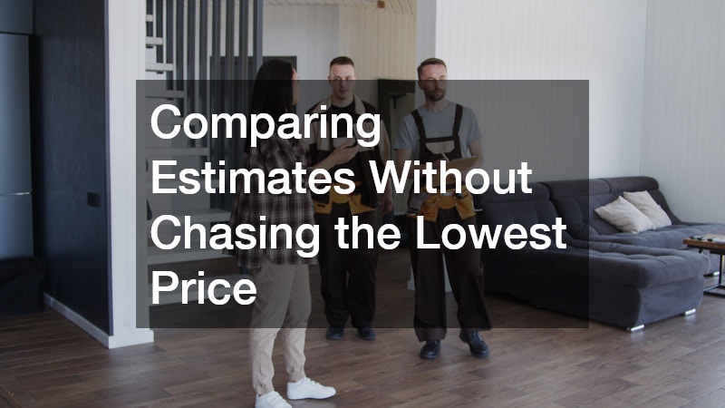 Comparing Estimates Without Chasing the Lowest Price