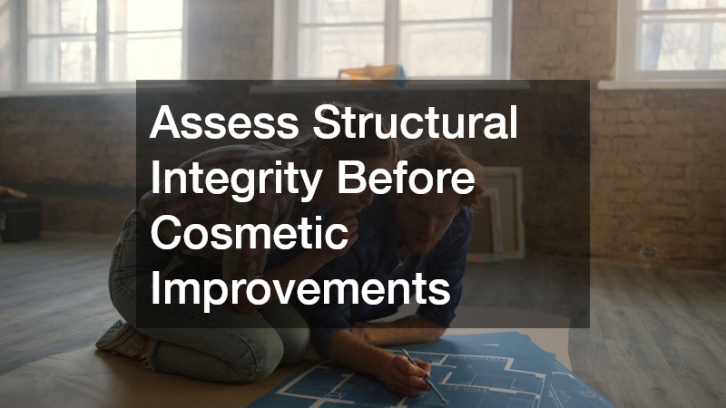 Assess Structural Integrity Before Cosmetic Improvements