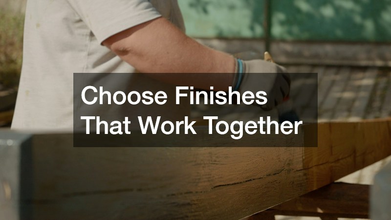 Choose Finishes That Work Together