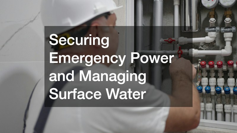 Securing Emergency Power and Managing Surface Water