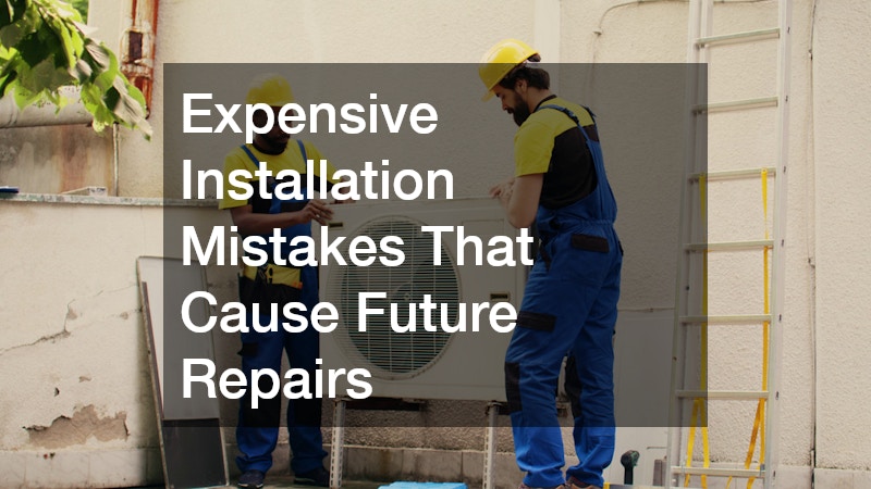 Expensive Installation Mistakes That Cause Future Repairs