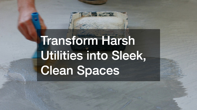Transform Harsh Utilities into Sleek, Clean Spaces