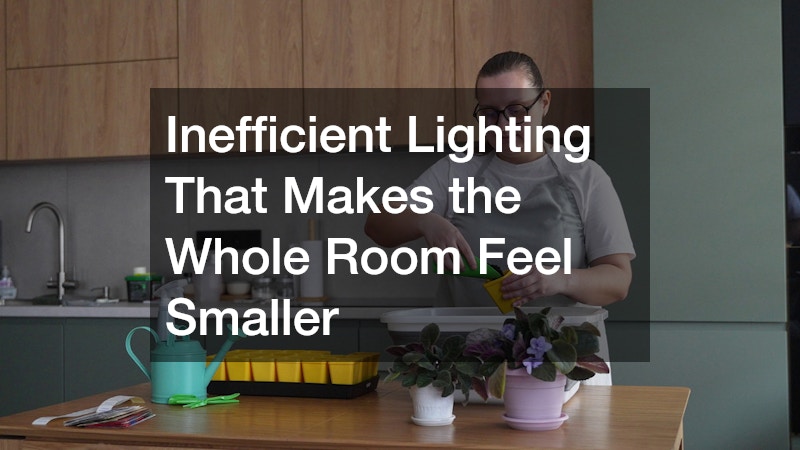 Inefficient Lighting That Makes the Whole Room Feel Smaller