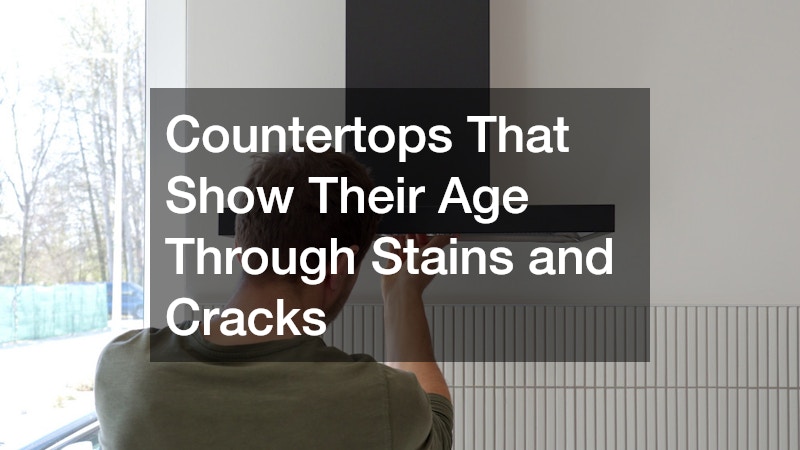 Countertops That Show Their Age Through Stains and Cracks