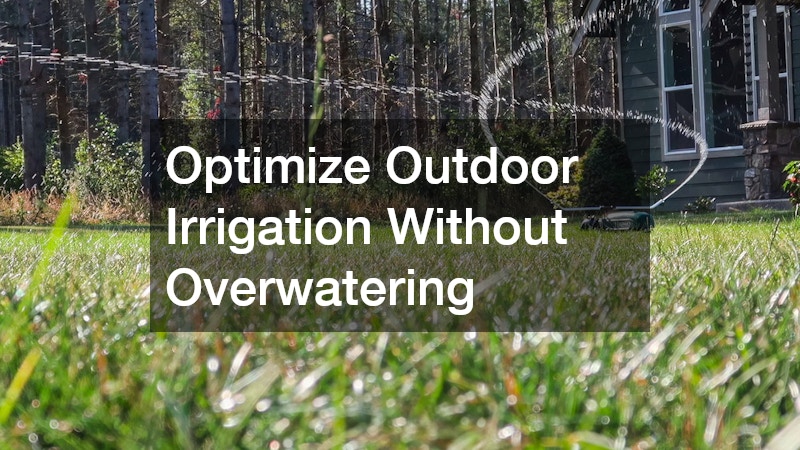 Optimize Outdoor Irrigation Without Overwatering