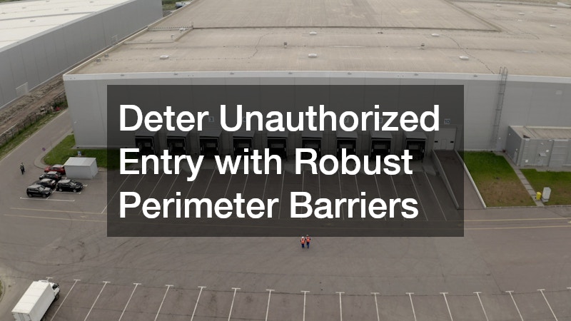 Deter Unauthorized Entry with Robust Perimeter Barriers