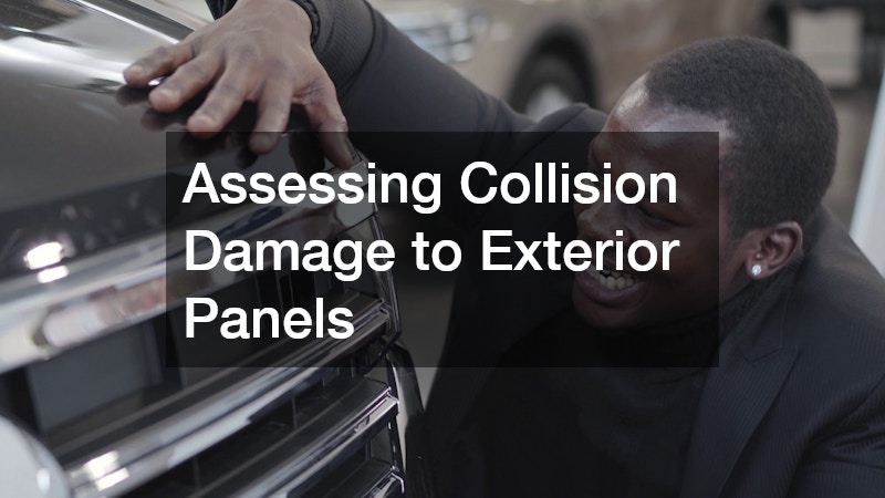 Assessing Collision Damage to Exterior Panels