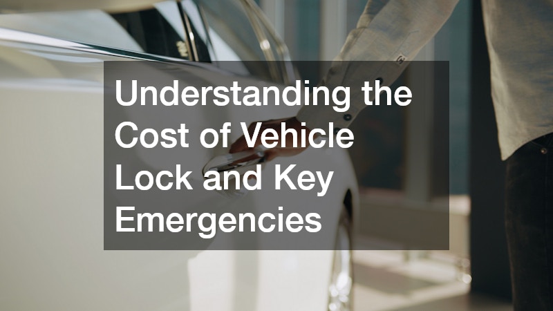 Understanding the Cost of Vehicle Lock and Key Emergencies