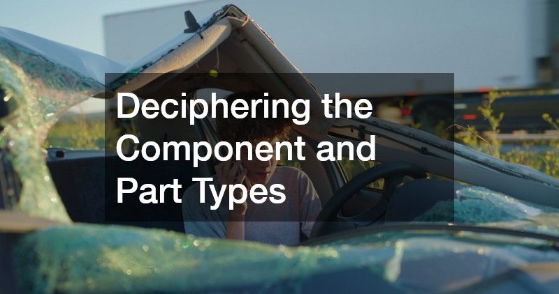 Deciphering the Component and Part Types