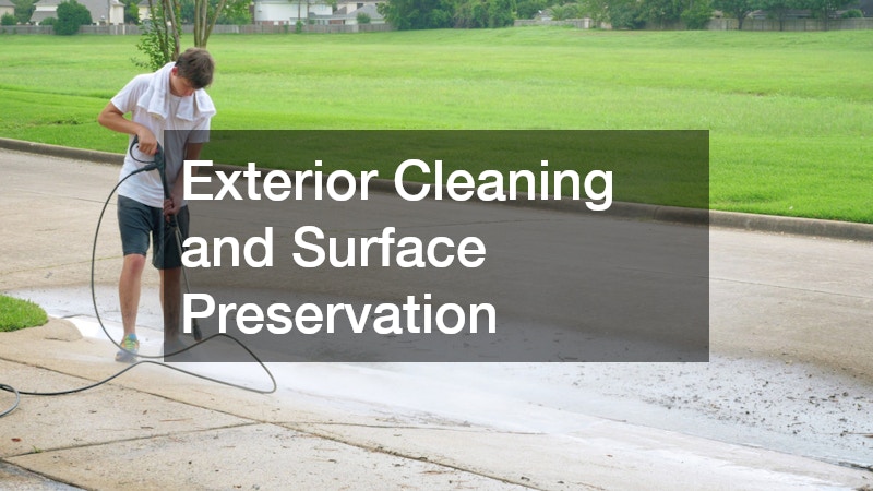 Exterior Cleaning and Surface Preservation