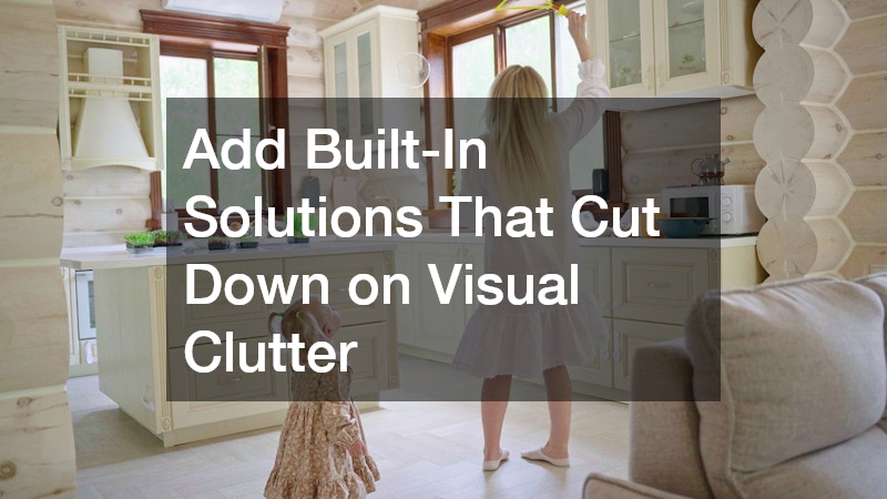Add Built-In Solutions That Cut Down on Visual Clutter