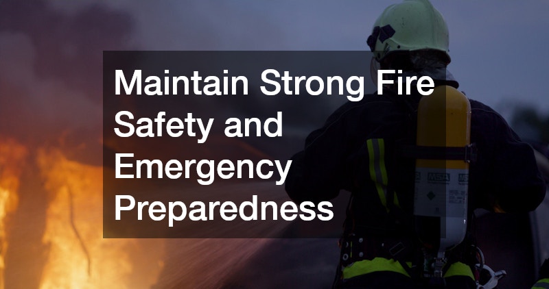 Maintain Strong Fire Safety and Emergency Preparedness