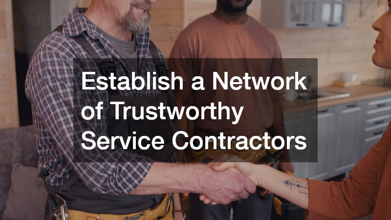 Establish a Network of Trustworthy Service Contractors