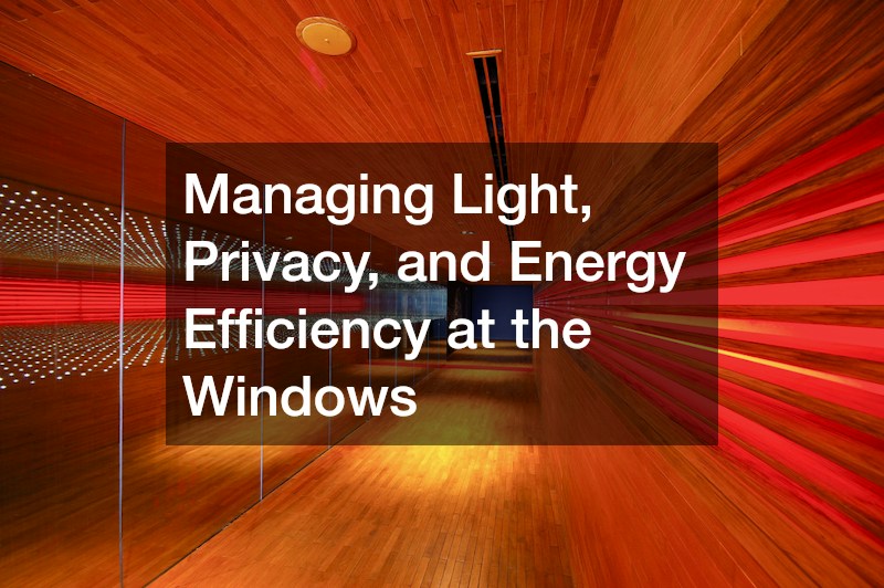 Managing Light, Privacy, and Energy Efficiency at the Windows