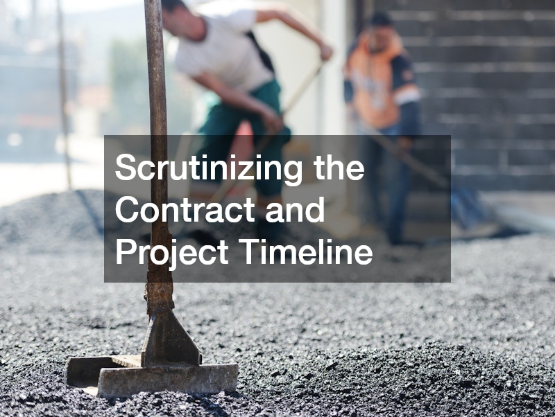 Scrutinizing the Contract and Project Timeline