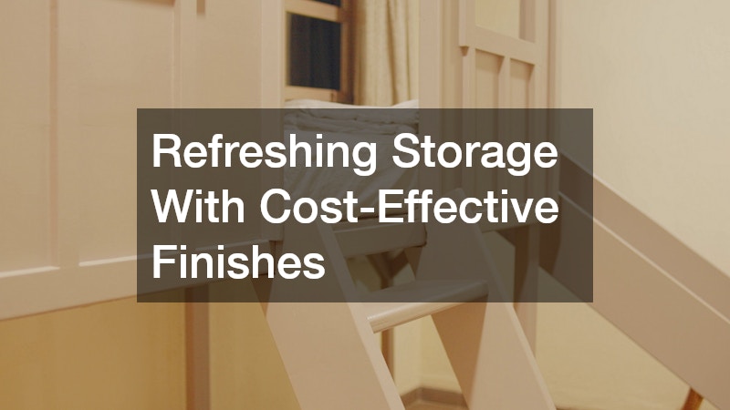 Refreshing Storage With Cost-Effective Finishes