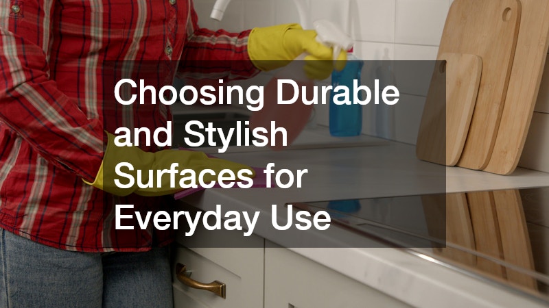 Choosing Durable and Stylish Surfaces for Everyday Use