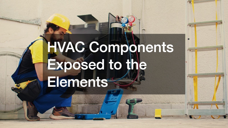 HVAC Components Exposed to the Elements