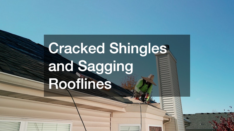 Cracked Shingles and Sagging Rooflines