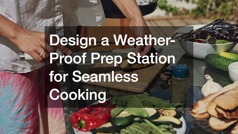 Design a Weather-Proof Prep Station for Seamless Cooking