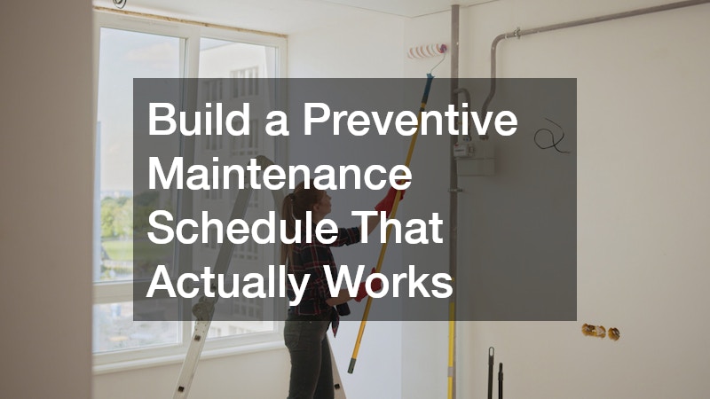 Build a Preventive Maintenance Schedule That Actually Works
