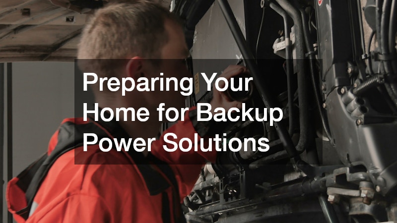Preparing Your Home for Backup Power Solutions