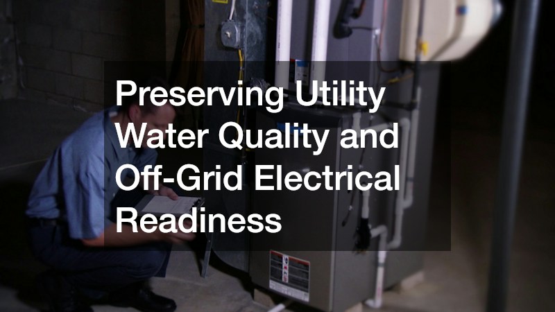 Preserving Utility Water Quality and Off-Grid Electrical Readiness