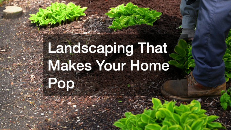 Landscaping That Makes Your Home Pop