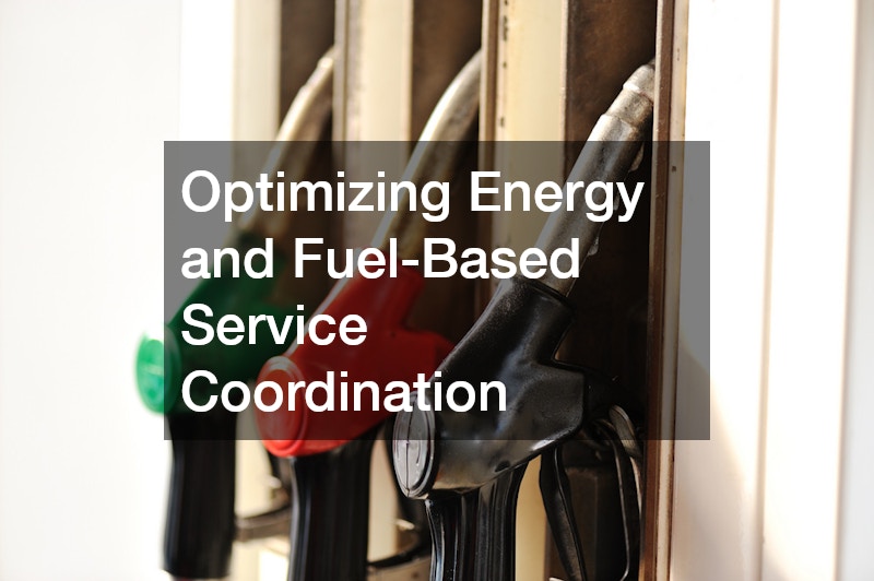 Optimizing Energy and Fuel-Based Service Coordination