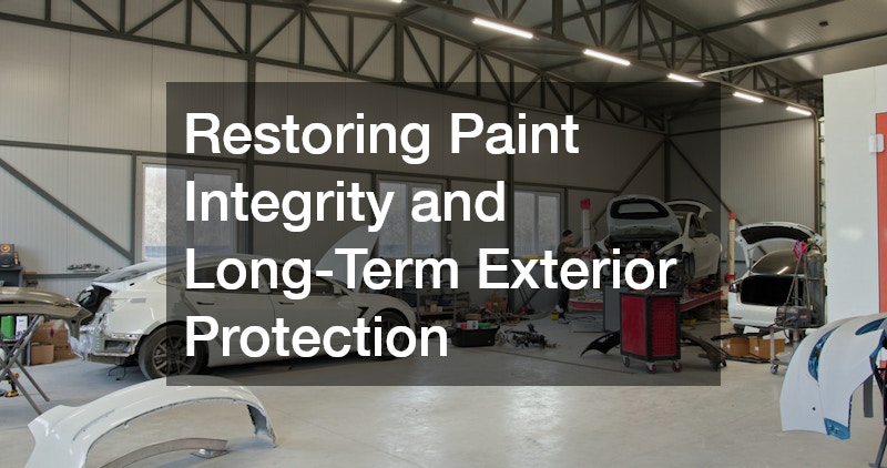 Restoring Paint Integrity and Long-Term Exterior Protection