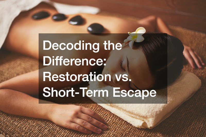 Decoding the Difference: Restoration vs. Short-Term Escape