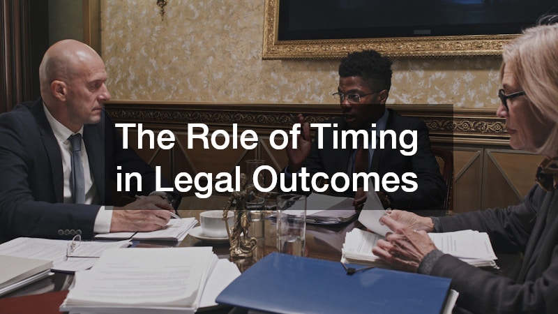 The Role of Timing in Legal Outcomes