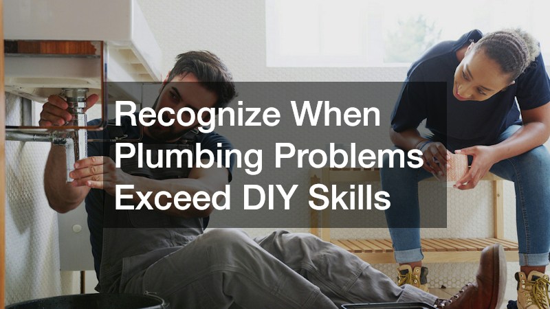 Recognize When Plumbing Problems Exceed DIY Skills